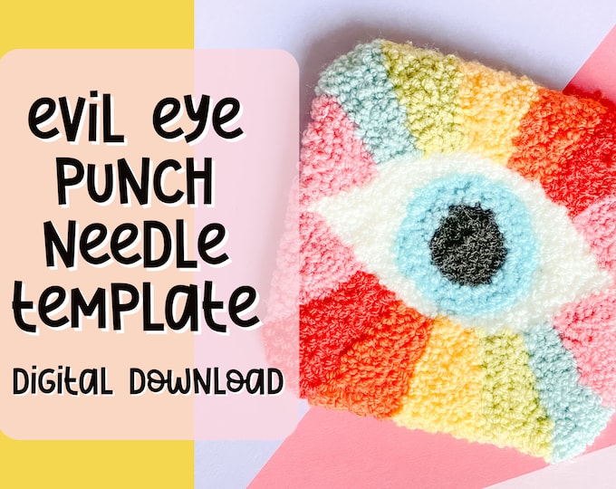 Punch Needle Template, Mug Rug, Punch Needle Pattern, Punch Needle, , PNG Pattern, Yarn Art
