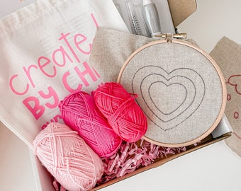 Beginner Punch Needle Kit, Make your own mug rug, Learn How to Punch Needle, Punch Needle, DIY Mug Rug