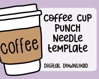 Punch Needle Template, Mug Rug, Punch Needle Pattern, Punch Needle, , PNG Pattern, Yarn Art