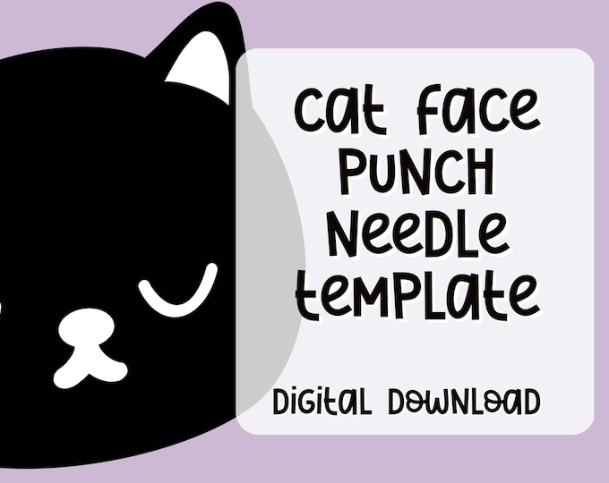Punch Needle Template, Mug Rug, Punch Needle Pattern, Punch Needle, , PNG Pattern, Yarn Art