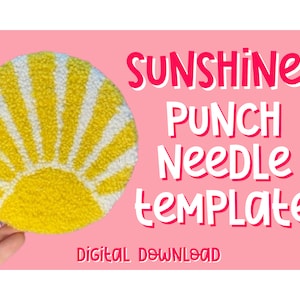 Punch Needle Template, Mug Rug, Punch Needle Pattern, Punch Needle, , PNG Pattern, Yarn Art