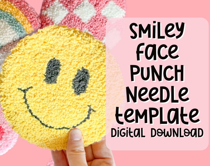 Punch Needle Template, Mug Rug, Punch Needle Pattern, Punch Needle, , PNG Pattern, Yarn Art