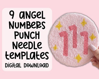 Punch Needle Template, Mug Rug, Punch Needle Pattern, Punch Needle, , PNG Pattern, Yarn Art