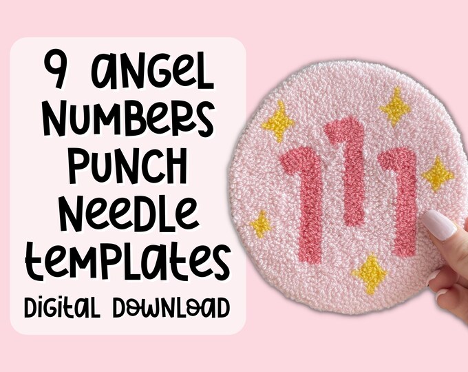 Punch Needle Template, Mug Rug, Punch Needle Pattern, Punch Needle, , PNG Pattern, Yarn Art