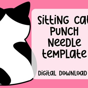 Punch Needle Template, Mug Rug, Punch Needle Pattern, Punch Needle, , PNG Pattern, Yarn Art