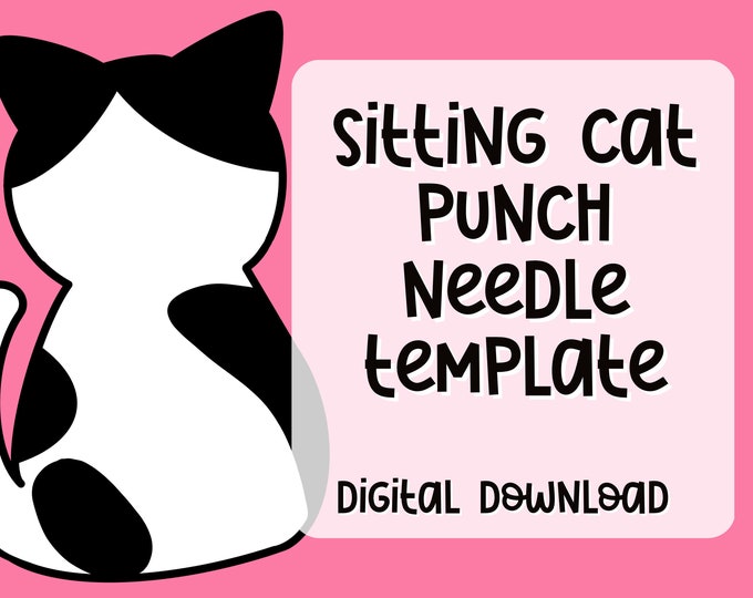 Punch Needle Template, Mug Rug, Punch Needle Pattern, Punch Needle, , PNG Pattern, Yarn Art
