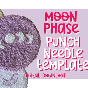 Punch Needle Template, Mug Rug, Punch Needle Pattern, Punch Needle, , PNG Pattern, Yarn Art