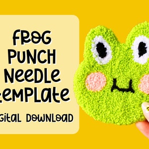 Punch Needle Template, Mug Rug, Punch Needle Pattern, Punch Needle, , PNG Pattern, Yarn Art