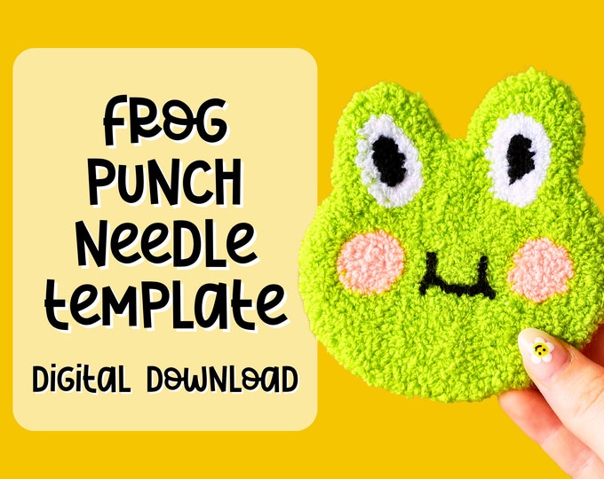 Punch Needle Template, Mug Rug, Punch Needle Pattern, Punch Needle, , PNG Pattern, Yarn Art