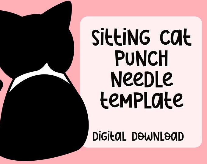Punch Needle Template, Mug Rug, Punch Needle Pattern, Punch Needle, , PNG Pattern, Yarn Art