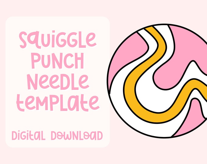 Punch Needle Template, Mug Rug, Punch Needle Pattern, Punch Needle, , PNG Pattern, Yarn Art