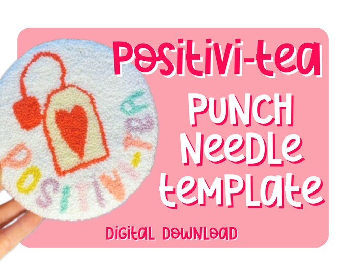 Punch Needle Template, Mug Rug, Punch Needle Pattern, Punch Needle, , PNG Pattern, Yarn Art