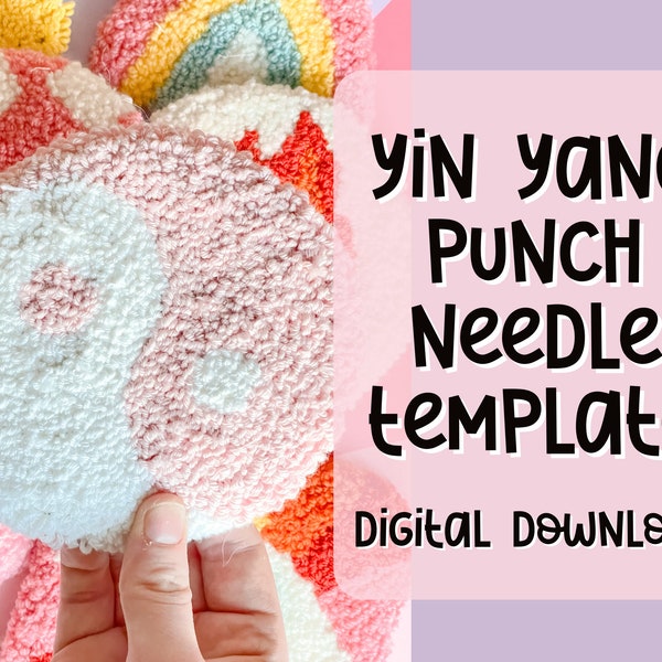 Punch Needle Template, Mug Rug, Punch Needle Pattern, Punch Needle, , PNG Pattern, Yarn Art