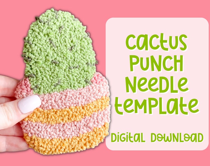 Punch Needle Template, Mug Rug, Punch Needle Pattern, Punch Needle, , PNG Pattern, Yarn Art, DIY Gift Idea