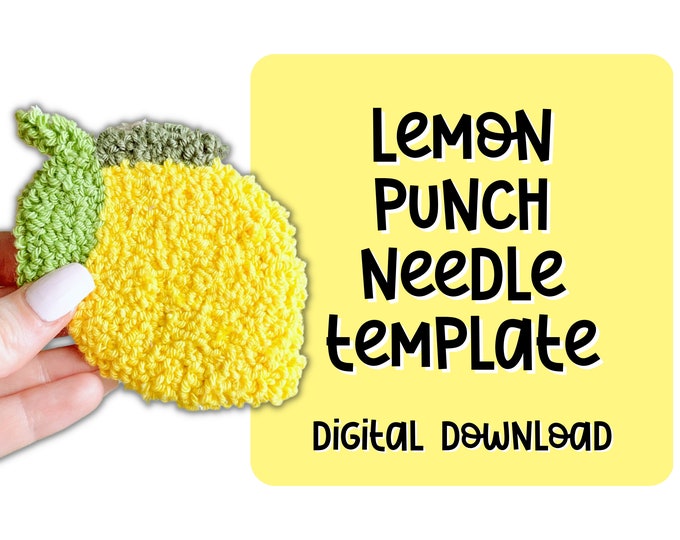 Punch Needle Template, Mug Rug, Punch Needle Pattern, Punch Needle, , PNG Pattern, Yarn Art, Digital Download
