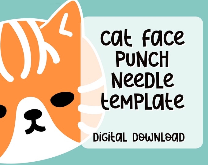 Punch Needle Template, Mug Rug, Punch Needle Pattern, Punch Needle, , PNG Pattern, Yarn Art