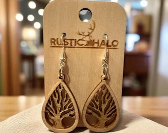Tree of Life Dangle Earrings