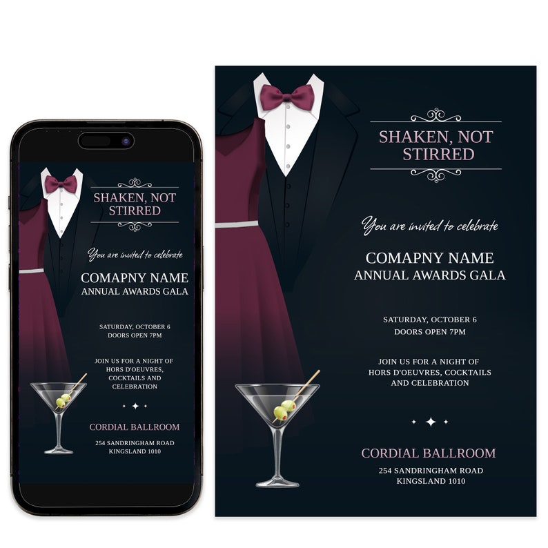 Bow Tie - Shaken Not Stirred