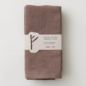 Napkins Cutch Naturally Dyed Handmade Table Linens for Any Occassion Cutch + Iron