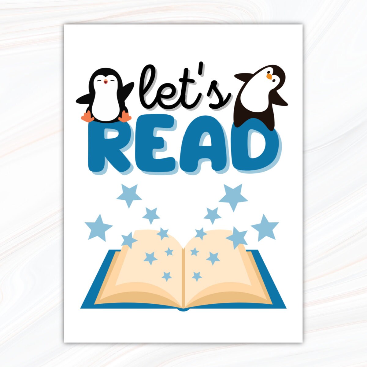 Let's Read Poster.pdf LET'S READ Wall Art, Kids Decor, Printable Poster, Bedroom Playroom ...