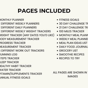 Tracker di allenamento per uomini, tracker dei progressi in palestra, registro degli esercizi, diario di perdita di peso immagine 11