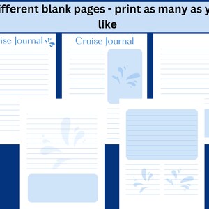 Cruise Journal Printable Cruise Journal Vacation Journal - Etsy