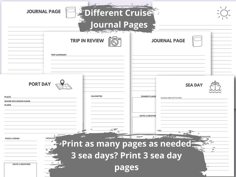 Cruise Planner, Cruise Planning Kit Printable, Cruise Planner Printable ...