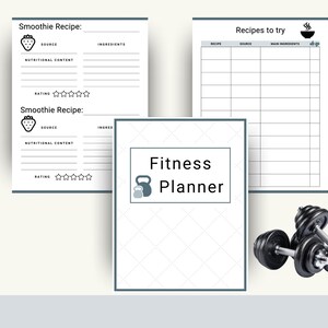Tracker di allenamento per uomini, tracker dei progressi in palestra, registro degli esercizi, diario di perdita di peso immagine 10