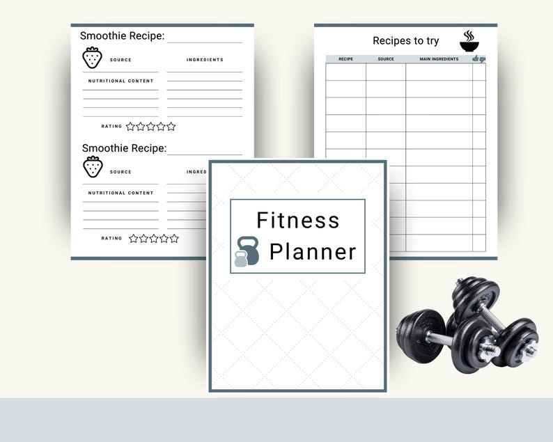 Tracker di allenamento per uomini, tracker dei progressi in palestra, registro degli esercizi, diario di perdita di peso immagine 10