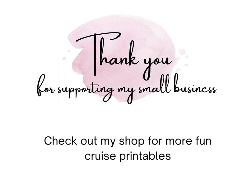 Birthday Cruise Coupon Book Printable Cruise Coupons Cruise Etsy