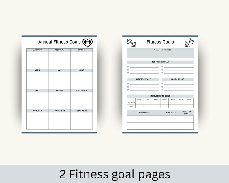 Tracker di allenamento per uomini, tracker dei progressi in palestra, registro degli esercizi, diario di perdita di peso immagine 8