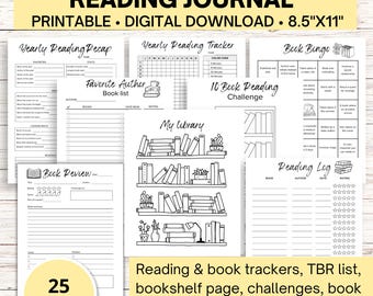 Book read tracker, tbr journal, reading log, book bingo, reading goals, tbr challenge, tbr printable, reading challenge, reading stats