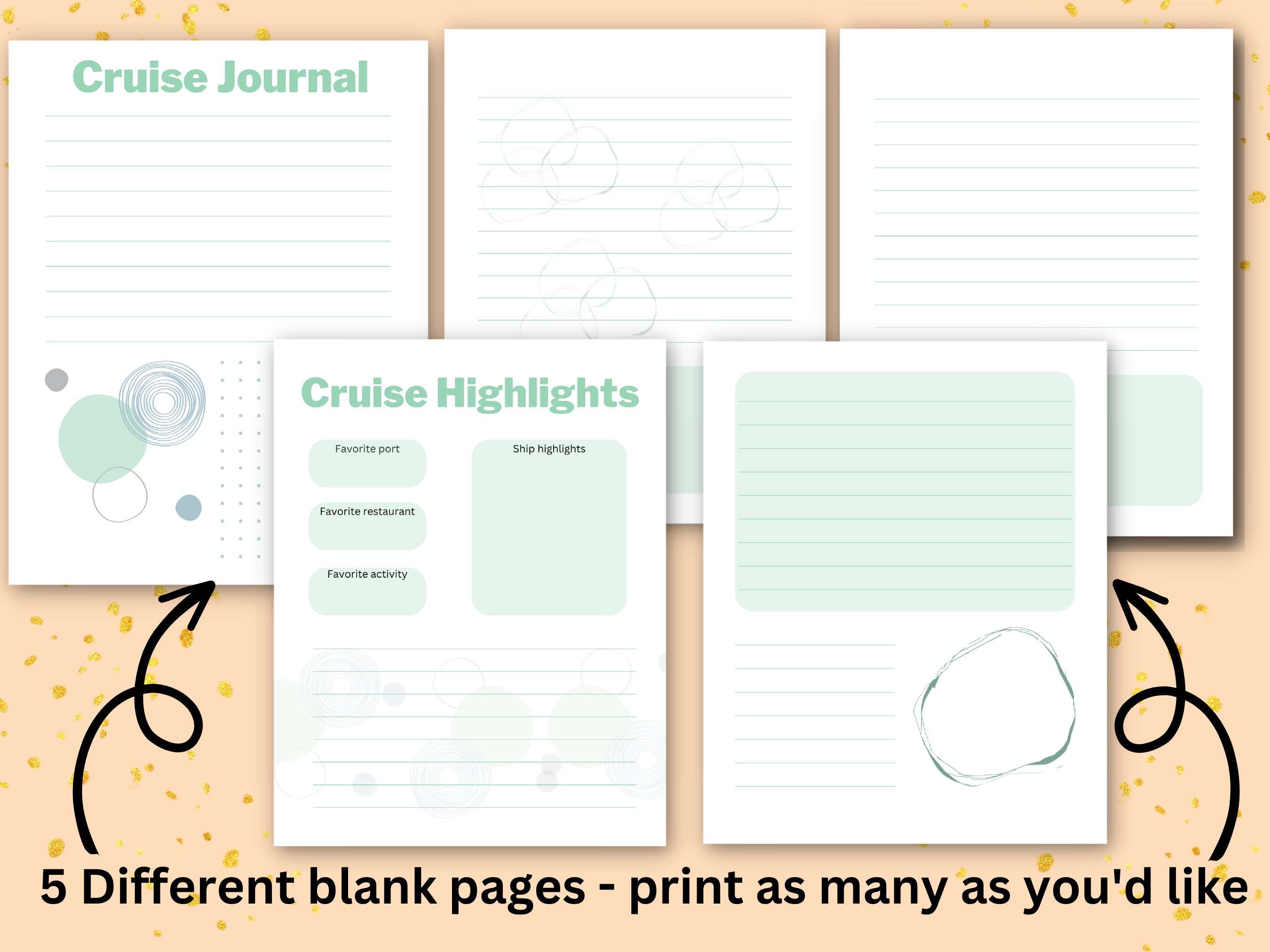 Printable Cruise Journal Travel Journal Cruise Journal - Etsy