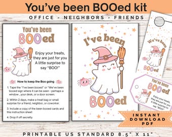 You've been booed, booed office version, Halloween gift exchange game, I've been booed, boo buddy, we've been booed printable, been booed