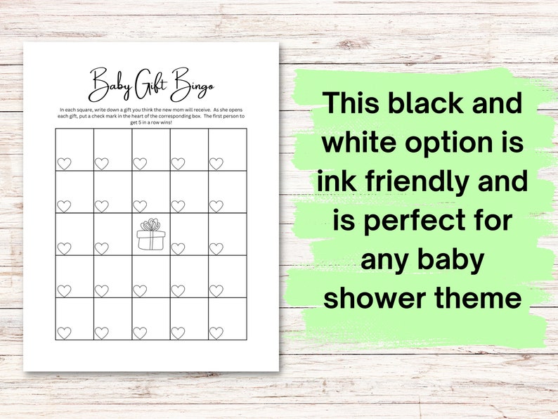 Baby bingo, babyshower games, baby shower bingo, baby bingo printable, baby gift bingo, sip and see games, sip and see, babyshower bingo image 3