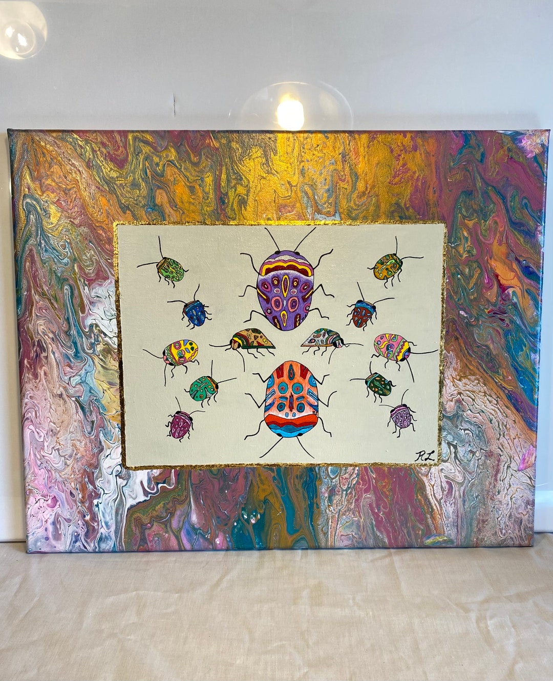Picasso Bug Pattern Picasso Bug Painting - Etsy