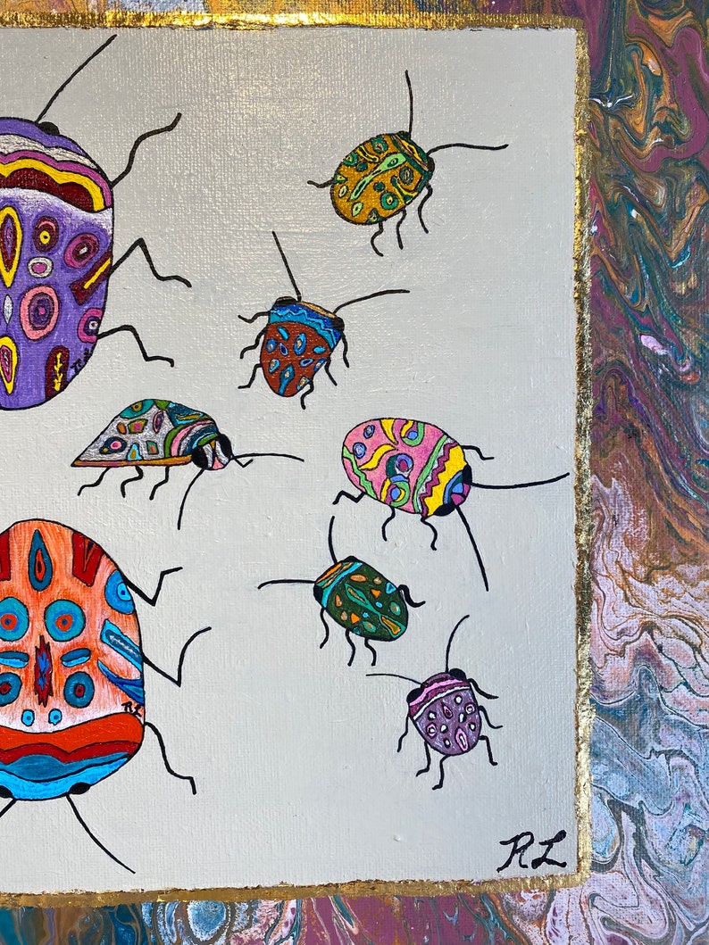 Picasso Bug Pattern Picasso Bug Painting - Etsy