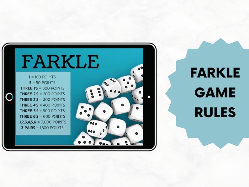 Farkle Rules Download Dice Game PDF Printable Etsy farkle-rules-download-dice-game-pdf-printable-etsy