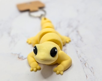 Lizard 3D printed Flexi Articulated Keychain