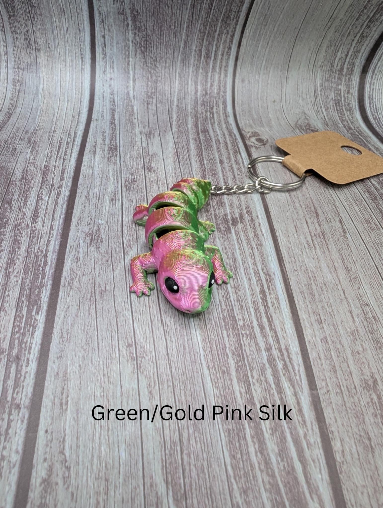 Leopard Gecko 3D Printed Flexi Articulated Keychain - Etsy