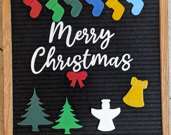 Joyeux Noël, lot de 2 panneaux à lettres