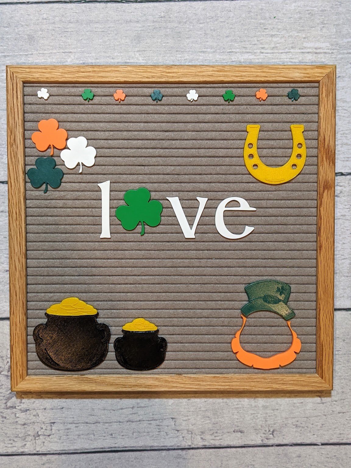 Love St. Patrick's Day Letterboard Set Etsy