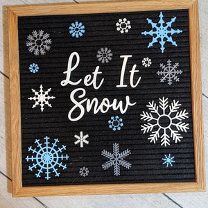 Juego de tablero de letras Let it Snow