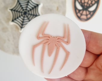 Spiderman Logo Raised Cookie Stamp/Debosser