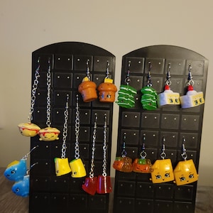Shopkins Mini Brand Earrings