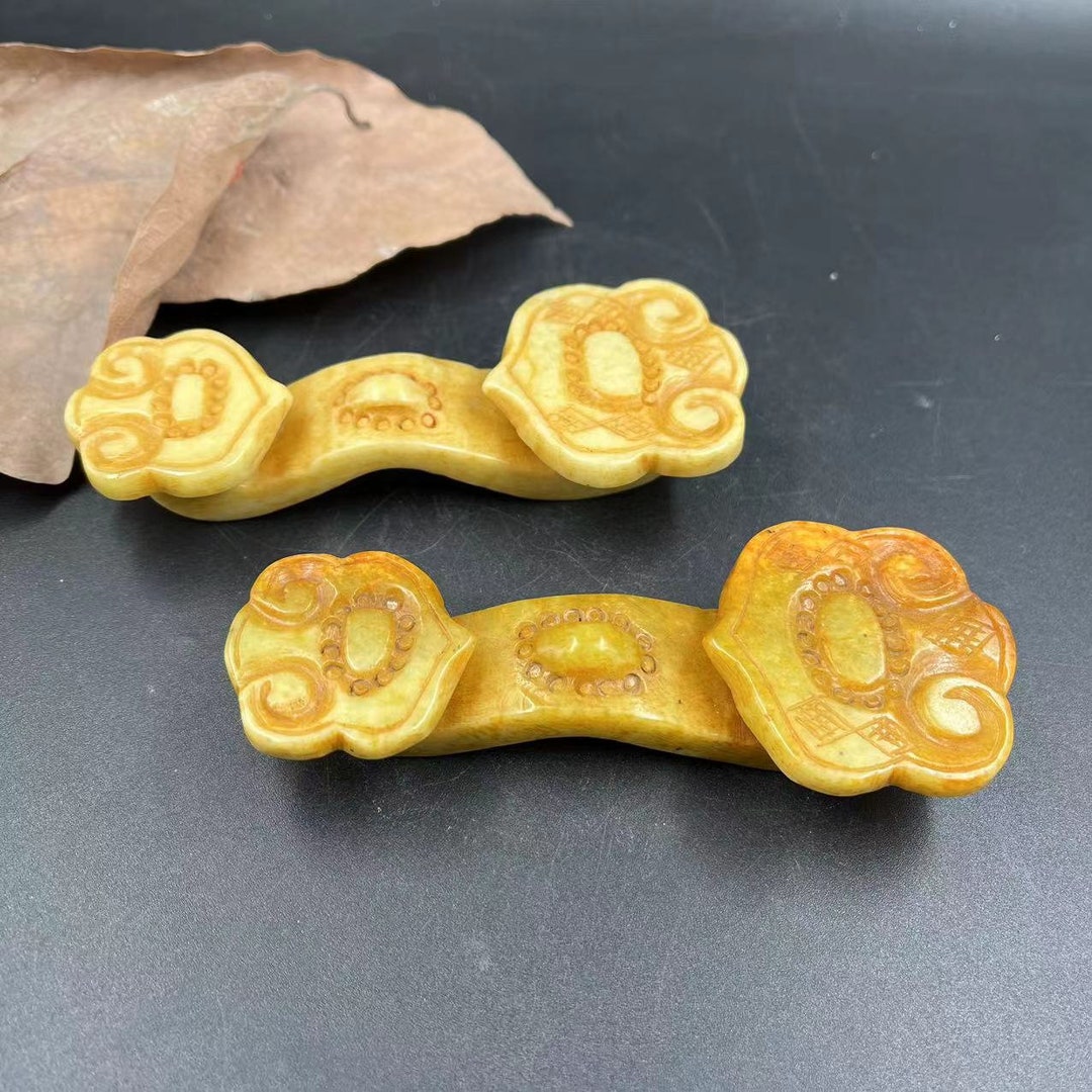 Get One Piece Natural Jade Sculpture Ruyi Sculpture Jade Etsy