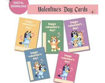 PRINTABLE Bluey Themed Valentine 39 s - Il 340x270.5727367747 K7f6