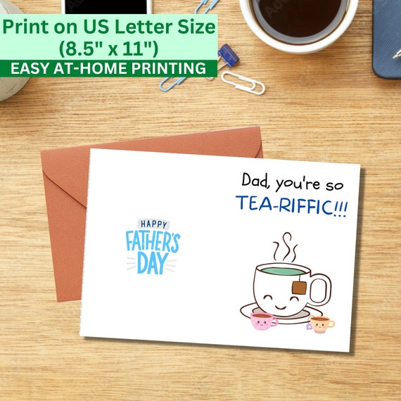 Londue Funny Father's Day Card Gifts For Dad, Fathers Day
