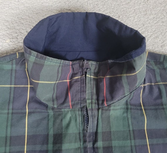 Vintage Nautica Jacket | Blue Green Plaid Reversi… - image 7