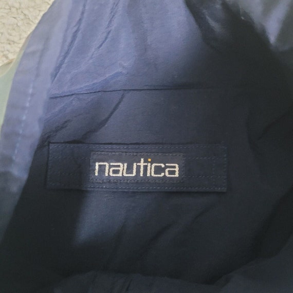 Vintage Nautica Jacket | Blue Green Plaid Reversi… - image 6